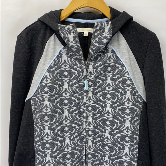 Anthropologie pure + good zip up hoodie size small - Picture 3 of 9